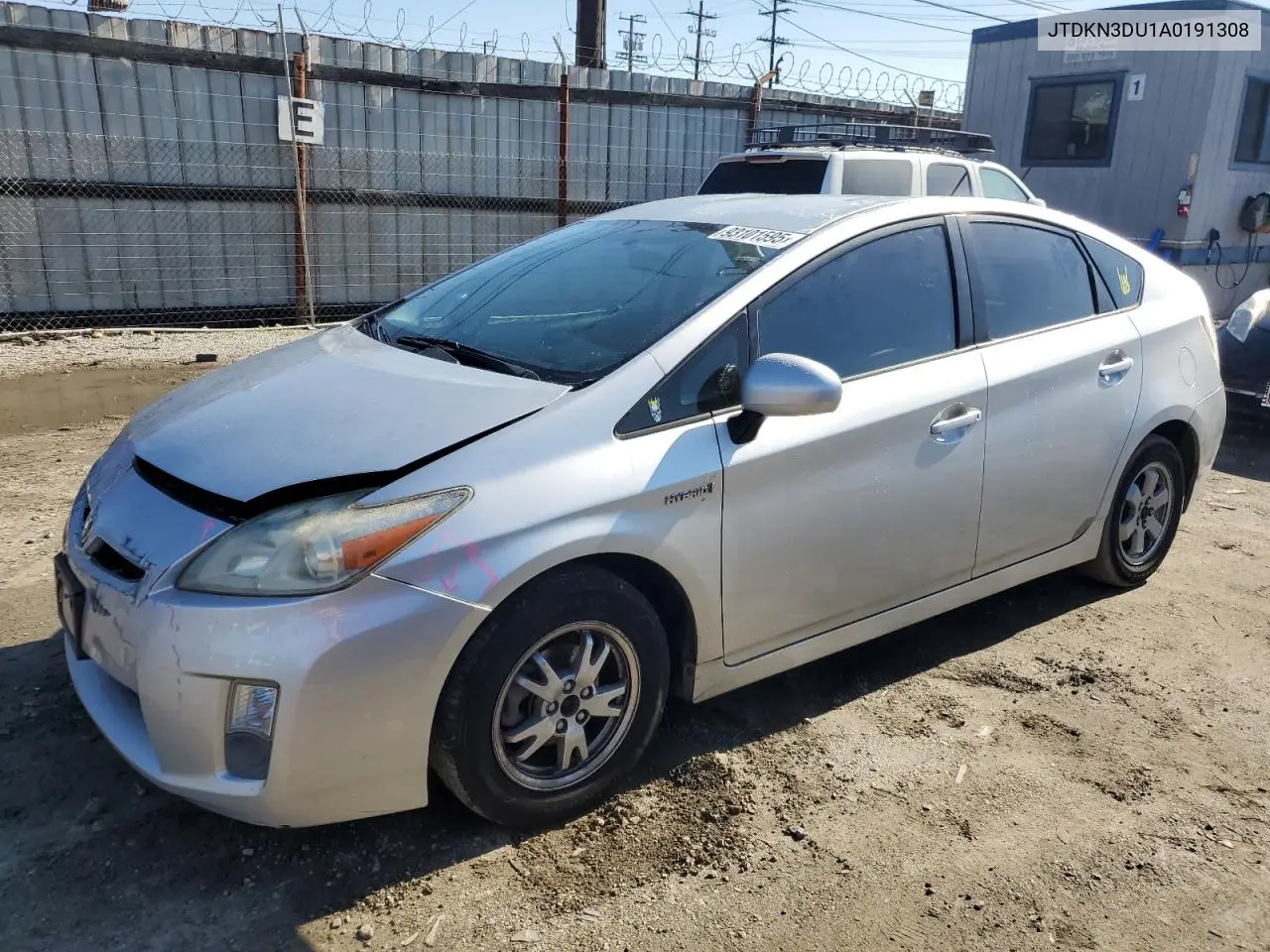 JTDKN3DU1A0191308 2010 Toyota Prius