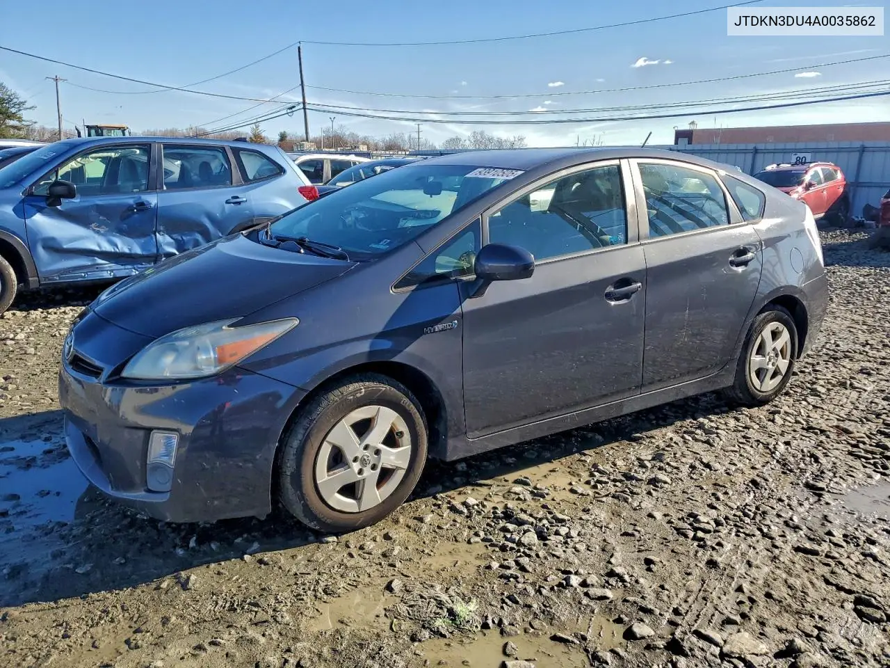 JTDKN3DU4A0035862 2010 Toyota Prius