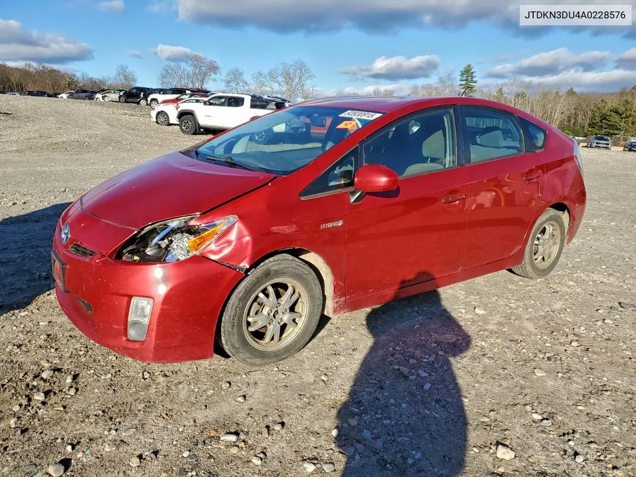 JTDKN3DU4A0228576 2010 Toyota Prius