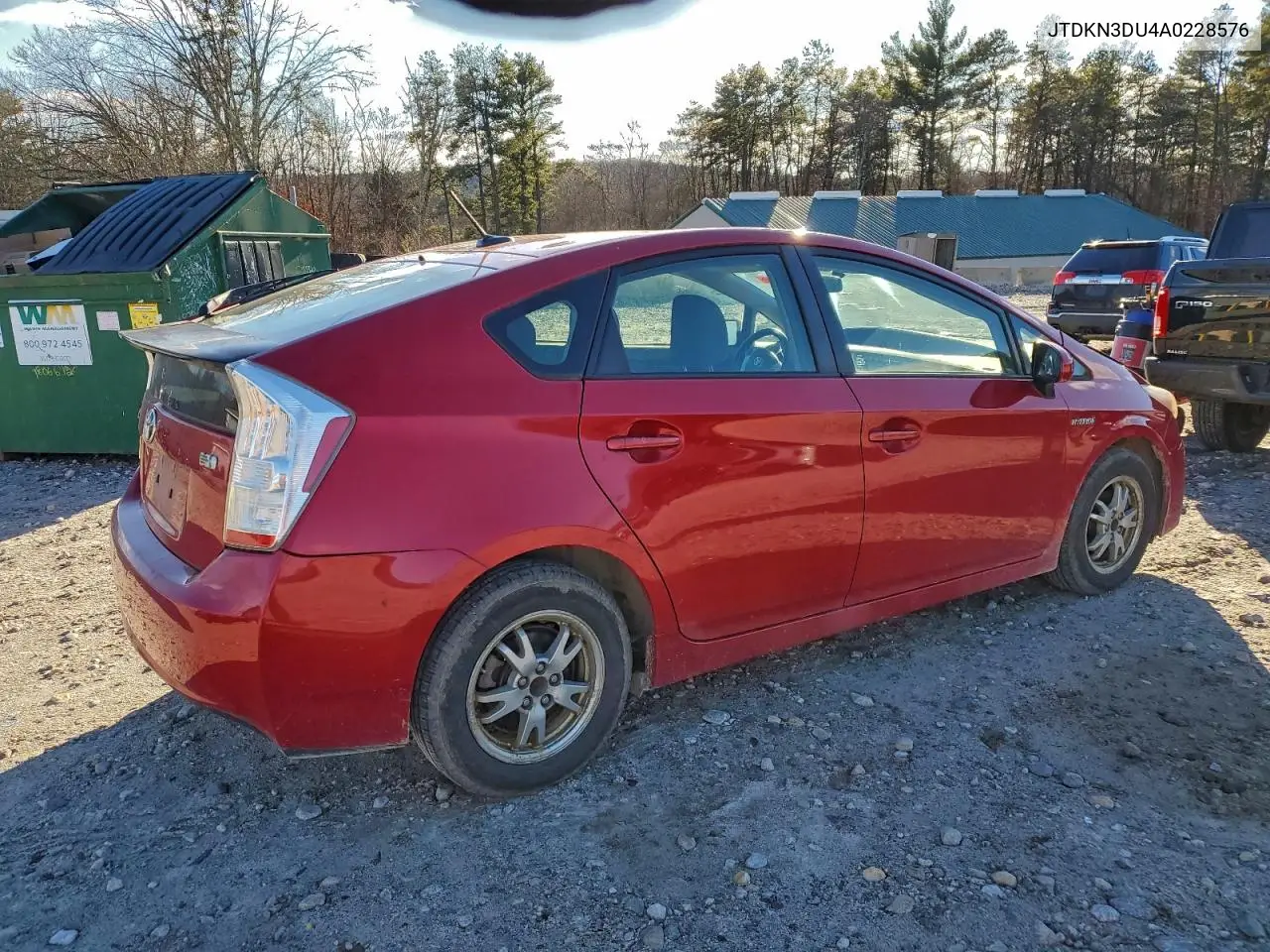 JTDKN3DU4A0228576 2010 Toyota Prius