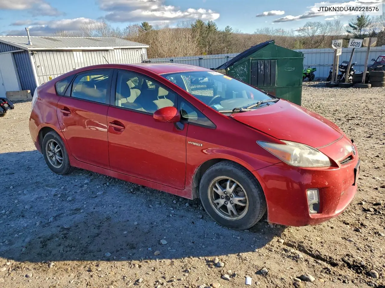 JTDKN3DU4A0228576 2010 Toyota Prius