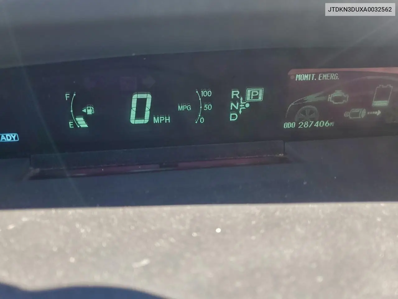 JTDKN3DUXA0032562 2010 Toyota Prius