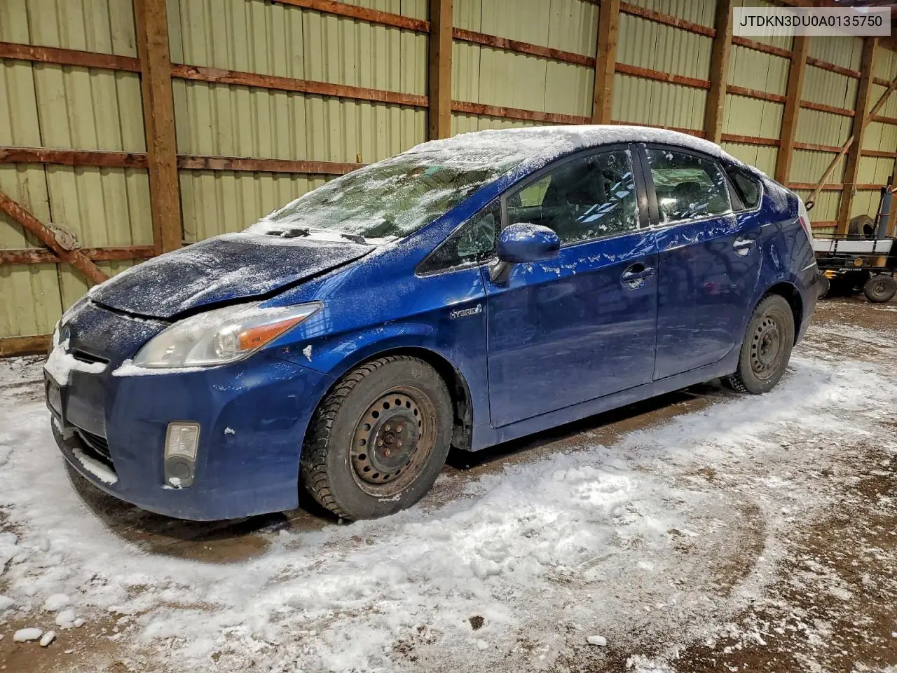 JTDKN3DU0A0135750 2010 Toyota Prius