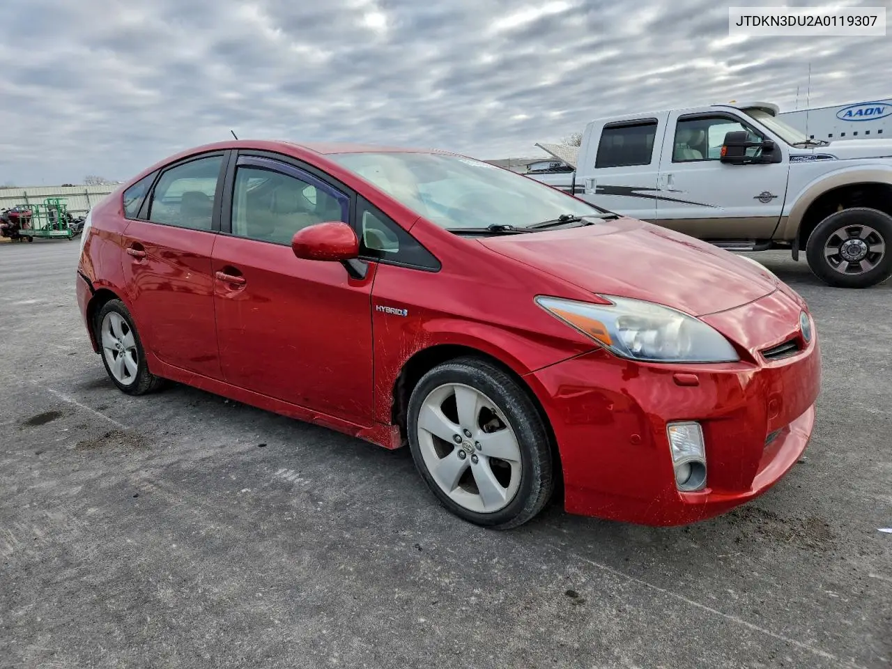 JTDKN3DU2A0119307 2010 Toyota Prius