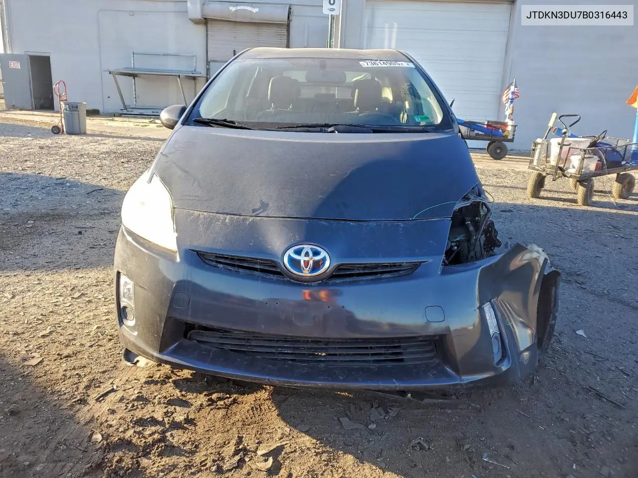 JTDKN3DU7B0316443 2011 Toyota Prius