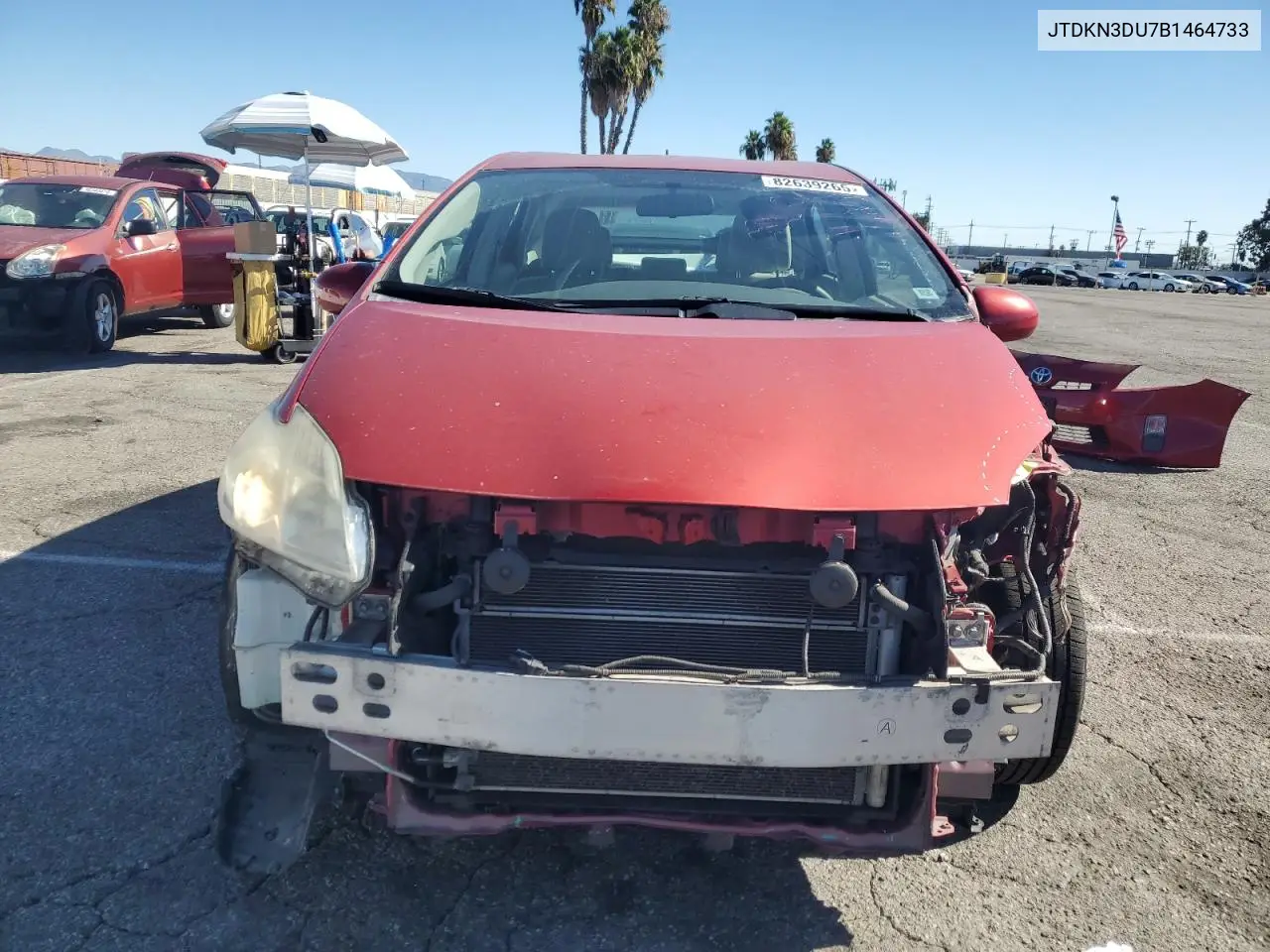 JTDKN3DU7B1464733 2011 Toyota Prius