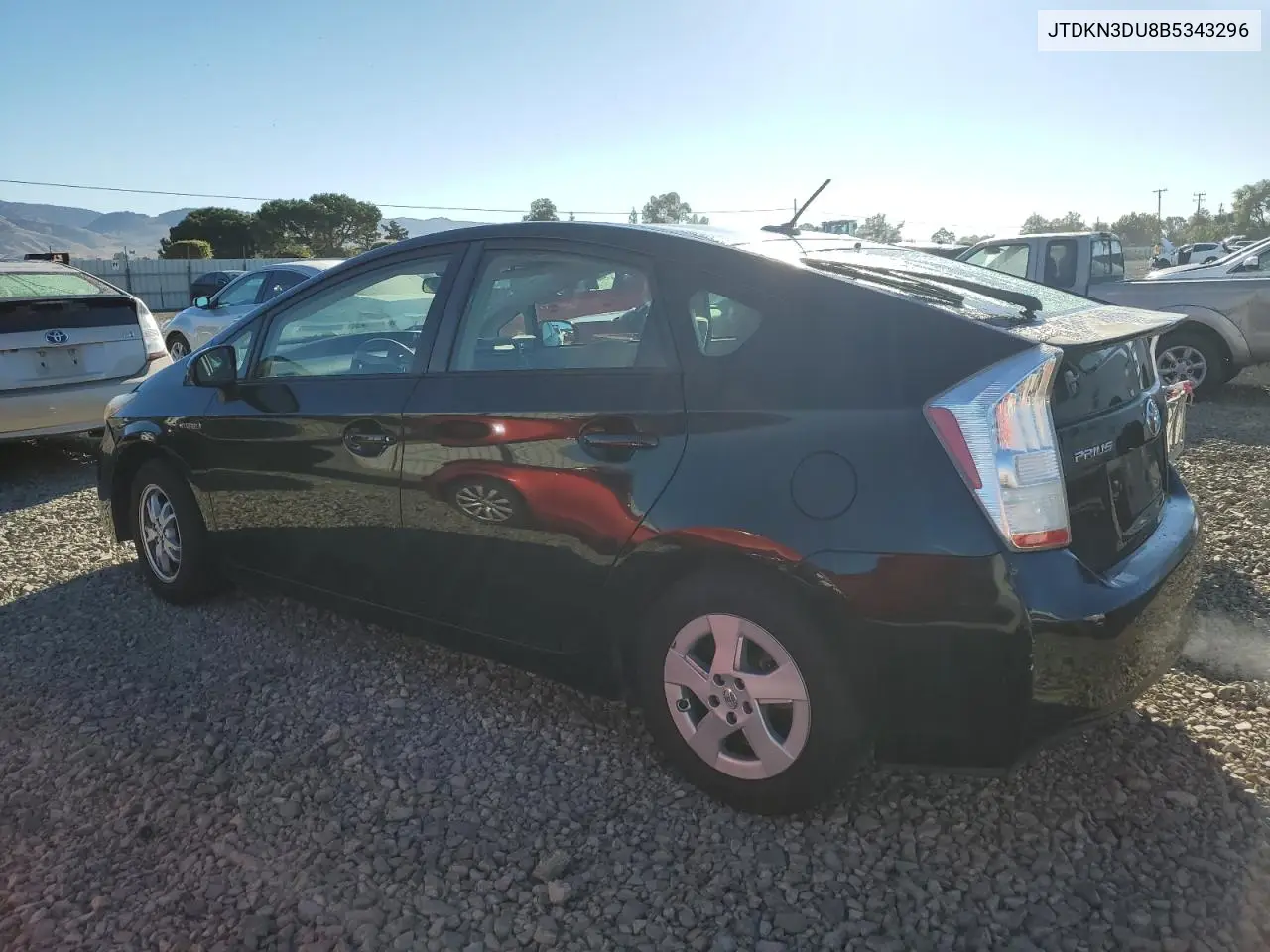JTDKN3DU8B5343296 2011 Toyota Prius