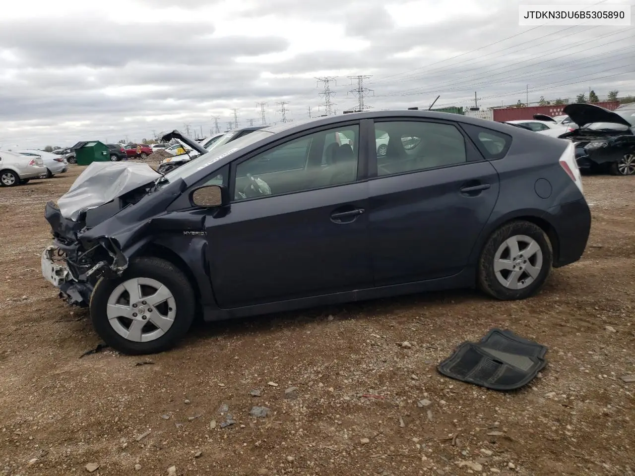 JTDKN3DU6B5305890 2011 Toyota Prius