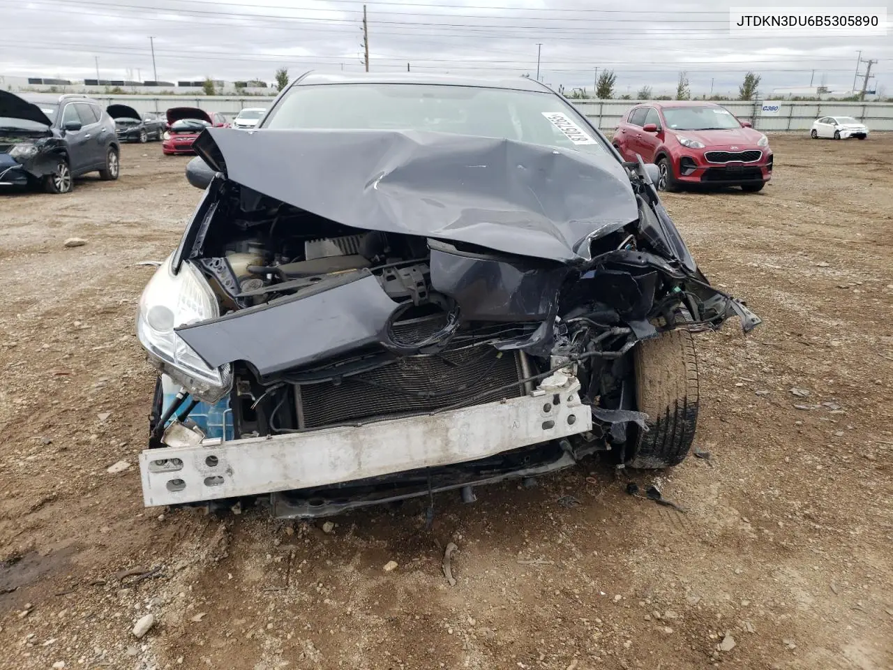 JTDKN3DU6B5305890 2011 Toyota Prius