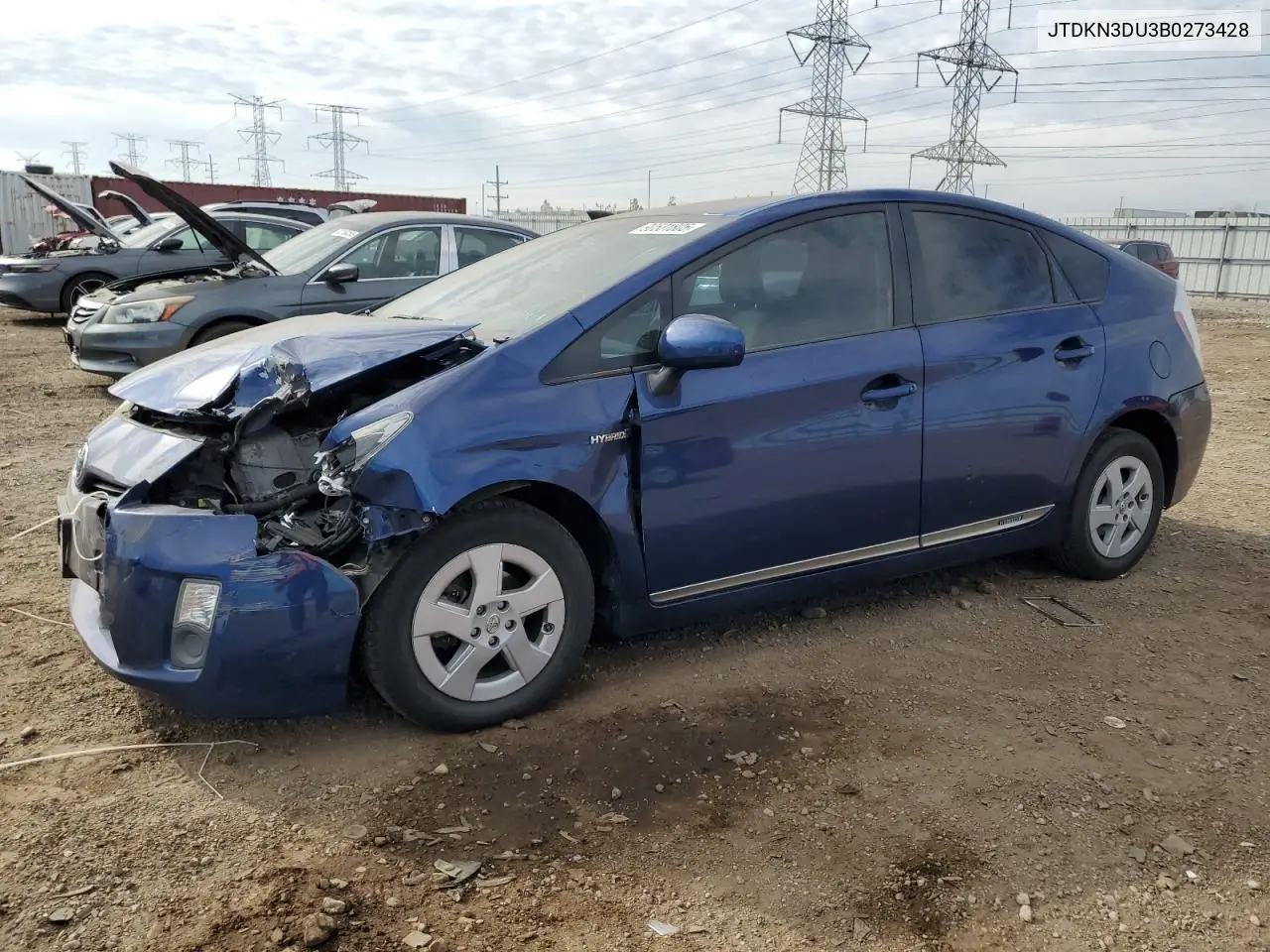 JTDKN3DU3B0273428 2011 Toyota Prius