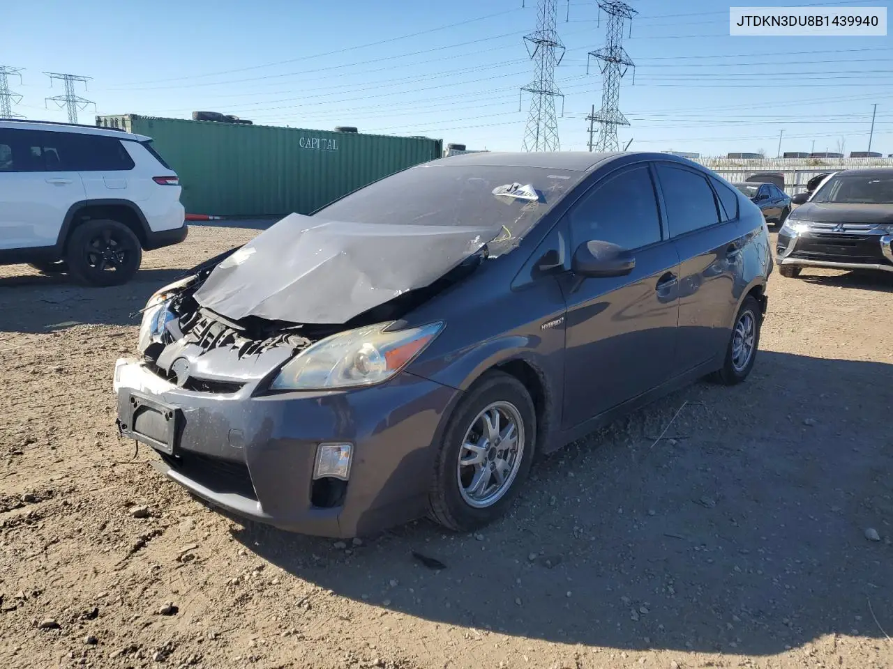 JTDKN3DU8B1439940 2011 Toyota Prius