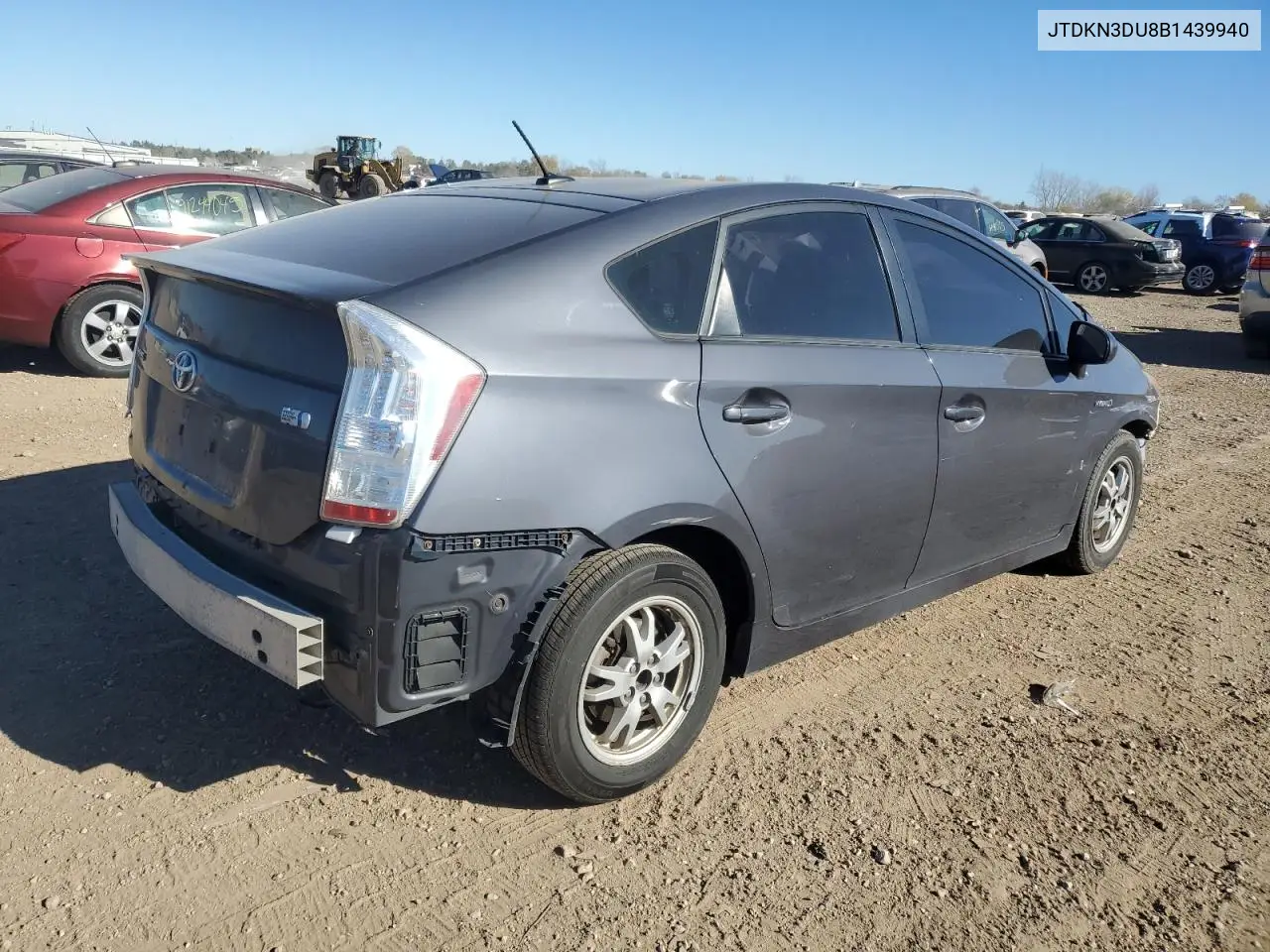 JTDKN3DU8B1439940 2011 Toyota Prius