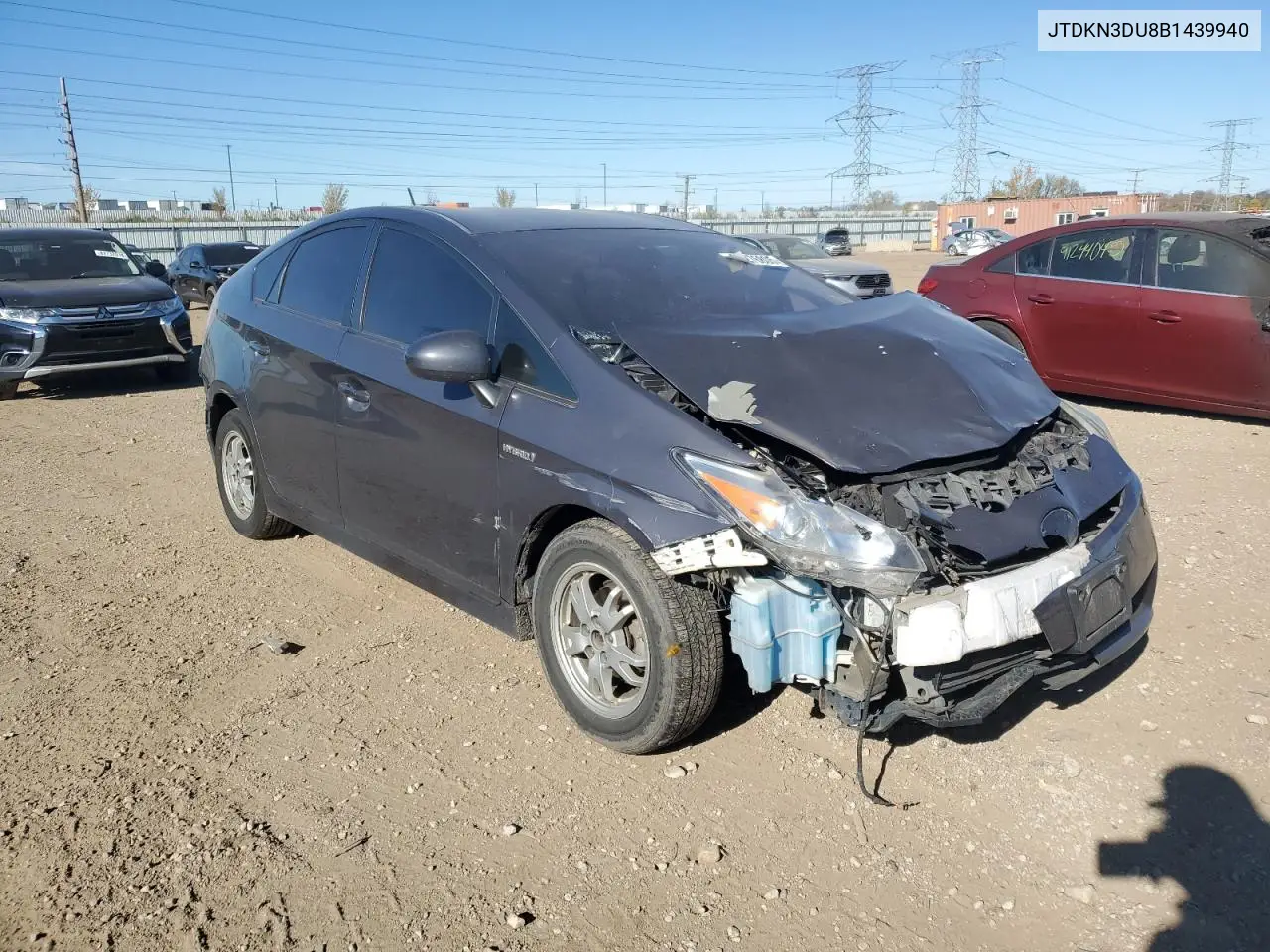 JTDKN3DU8B1439940 2011 Toyota Prius