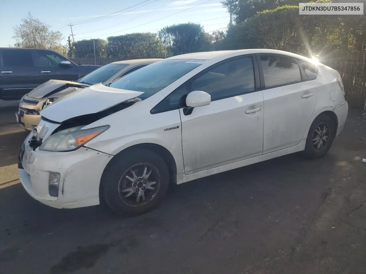 JTDKN3DU7B5347856 2011 Toyota Prius