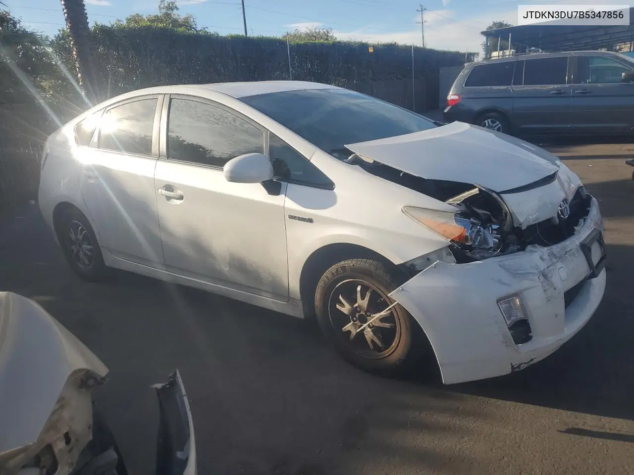 JTDKN3DU7B5347856 2011 Toyota Prius