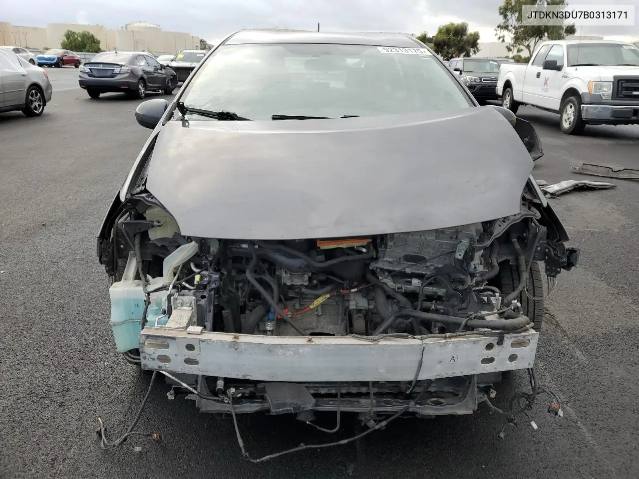 JTDKN3DU7B0313171 2011 Toyota Prius