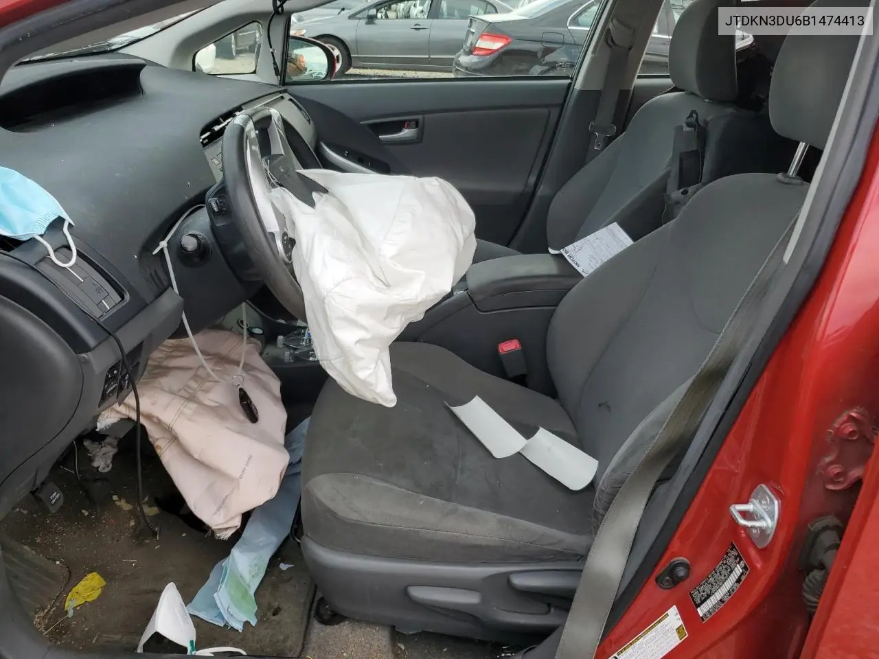 JTDKN3DU6B1474413 2011 Toyota Prius