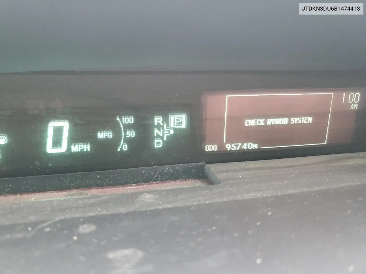 JTDKN3DU6B1474413 2011 Toyota Prius