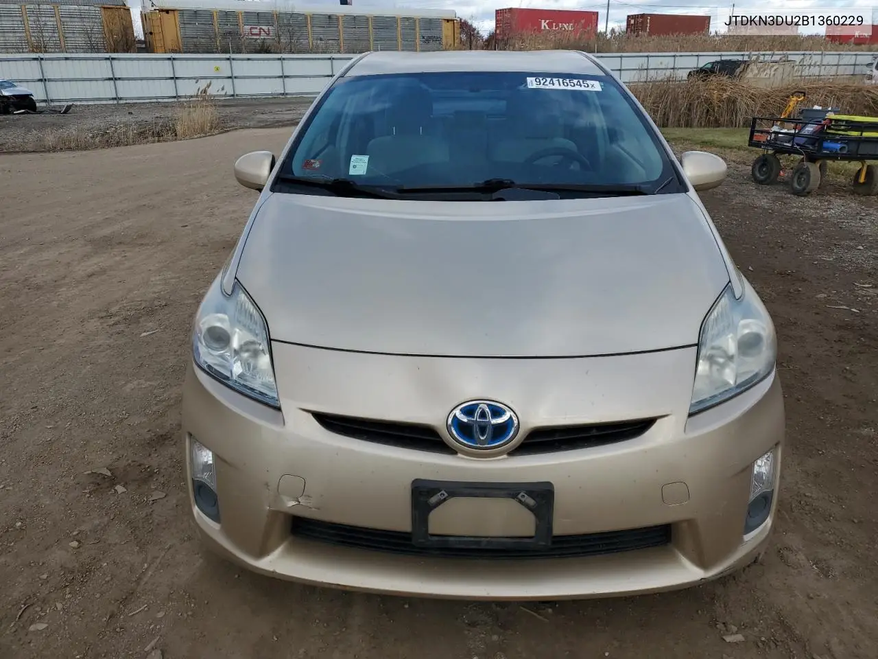 JTDKN3DU2B1360229 2011 Toyota Prius