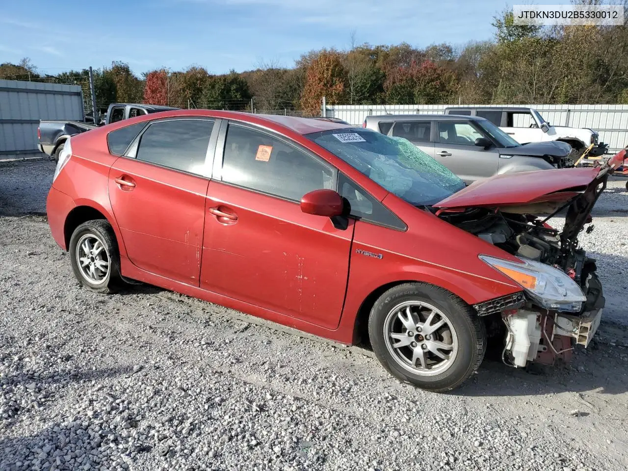 JTDKN3DU2B5330012 2011 Toyota Prius