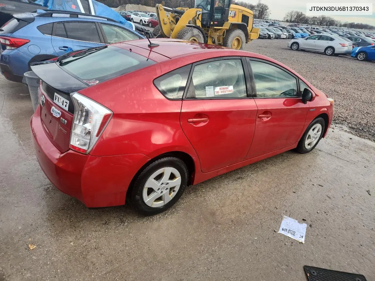 JTDKN3DU6B1370343 2011 Toyota Prius