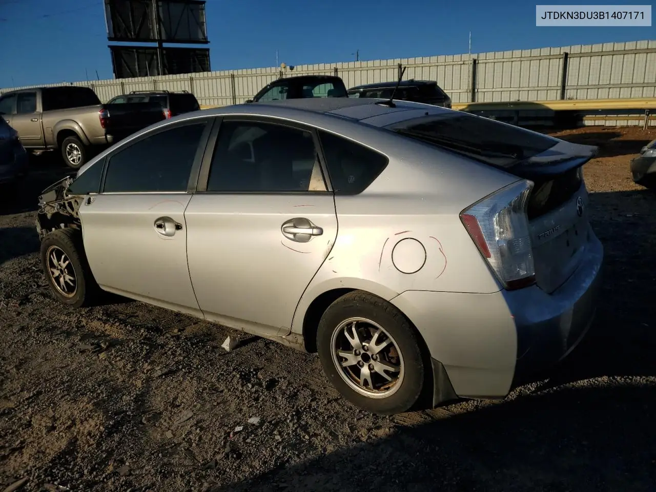 JTDKN3DU3B1407171 2011 Toyota Prius