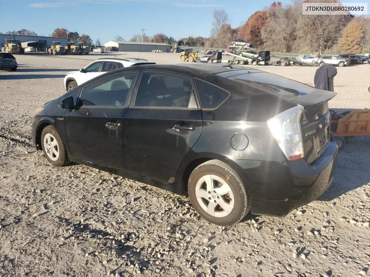 JTDKN3DU0B0280692 2011 Toyota Prius