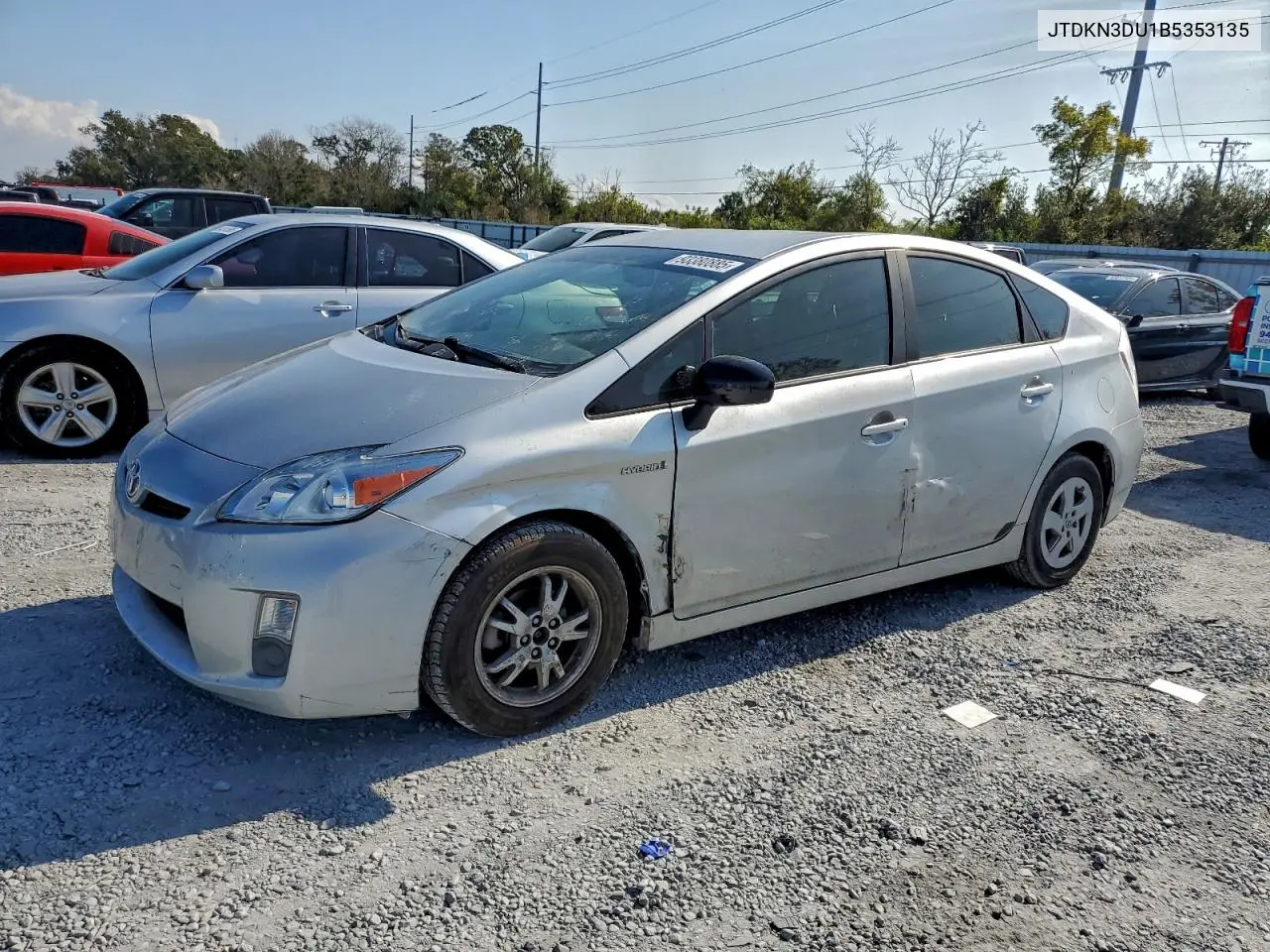 JTDKN3DU1B5353135 2011 Toyota Prius