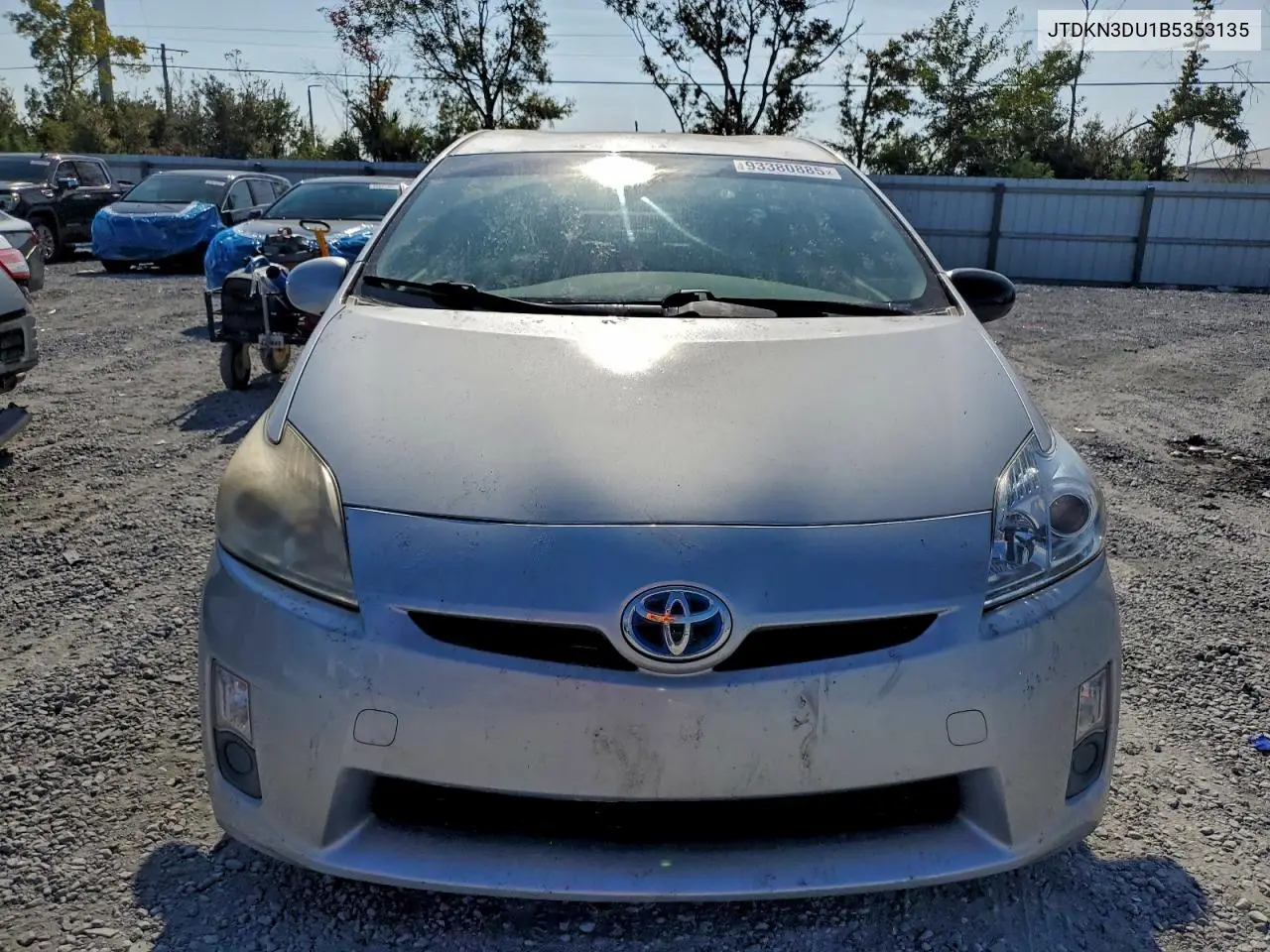 JTDKN3DU1B5353135 2011 Toyota Prius