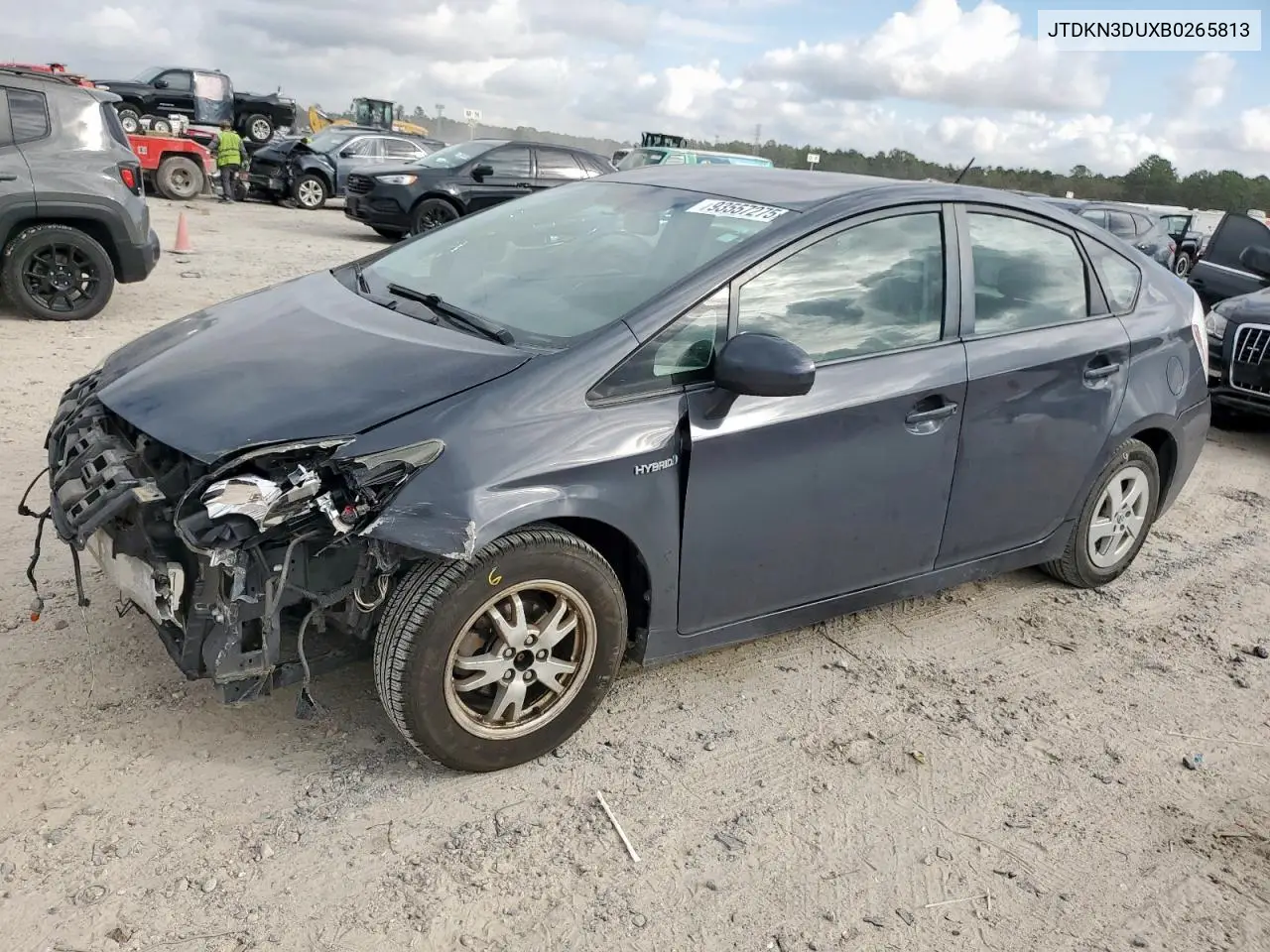 JTDKN3DUXB0265813 2011 Toyota Prius