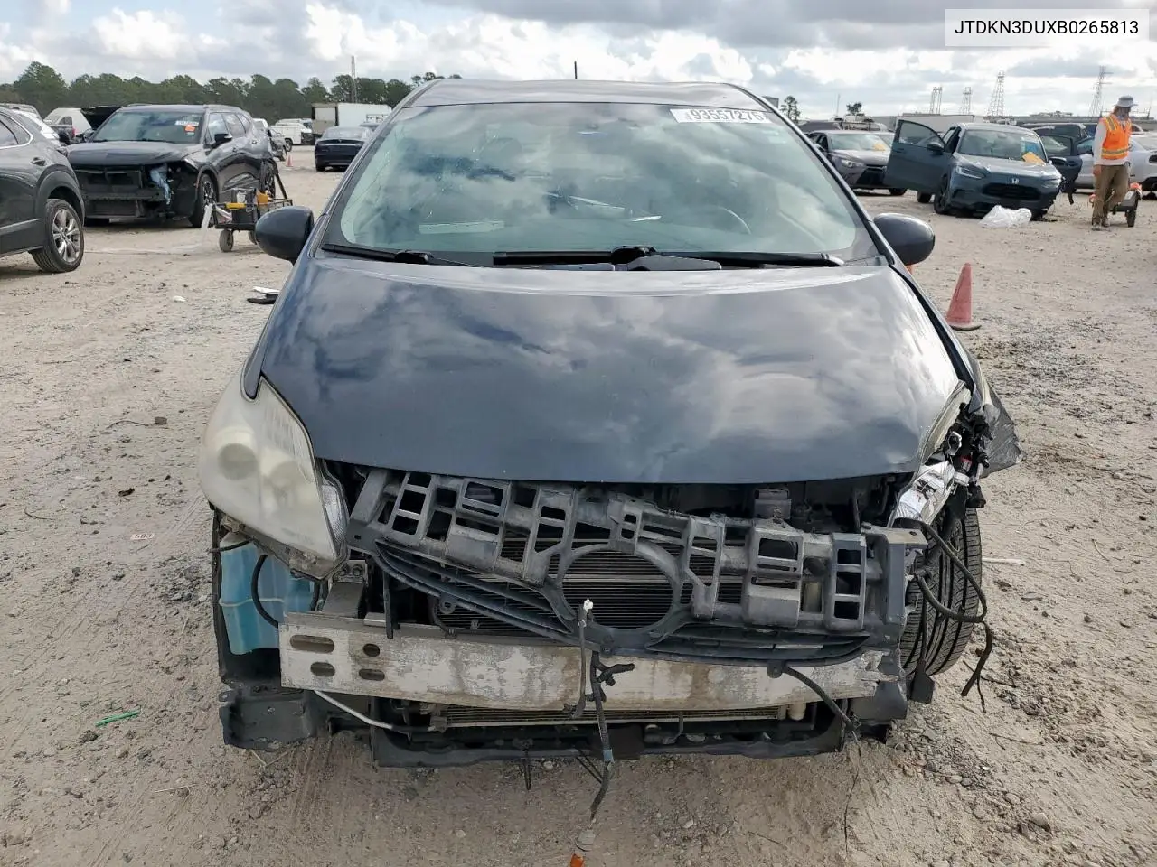JTDKN3DUXB0265813 2011 Toyota Prius