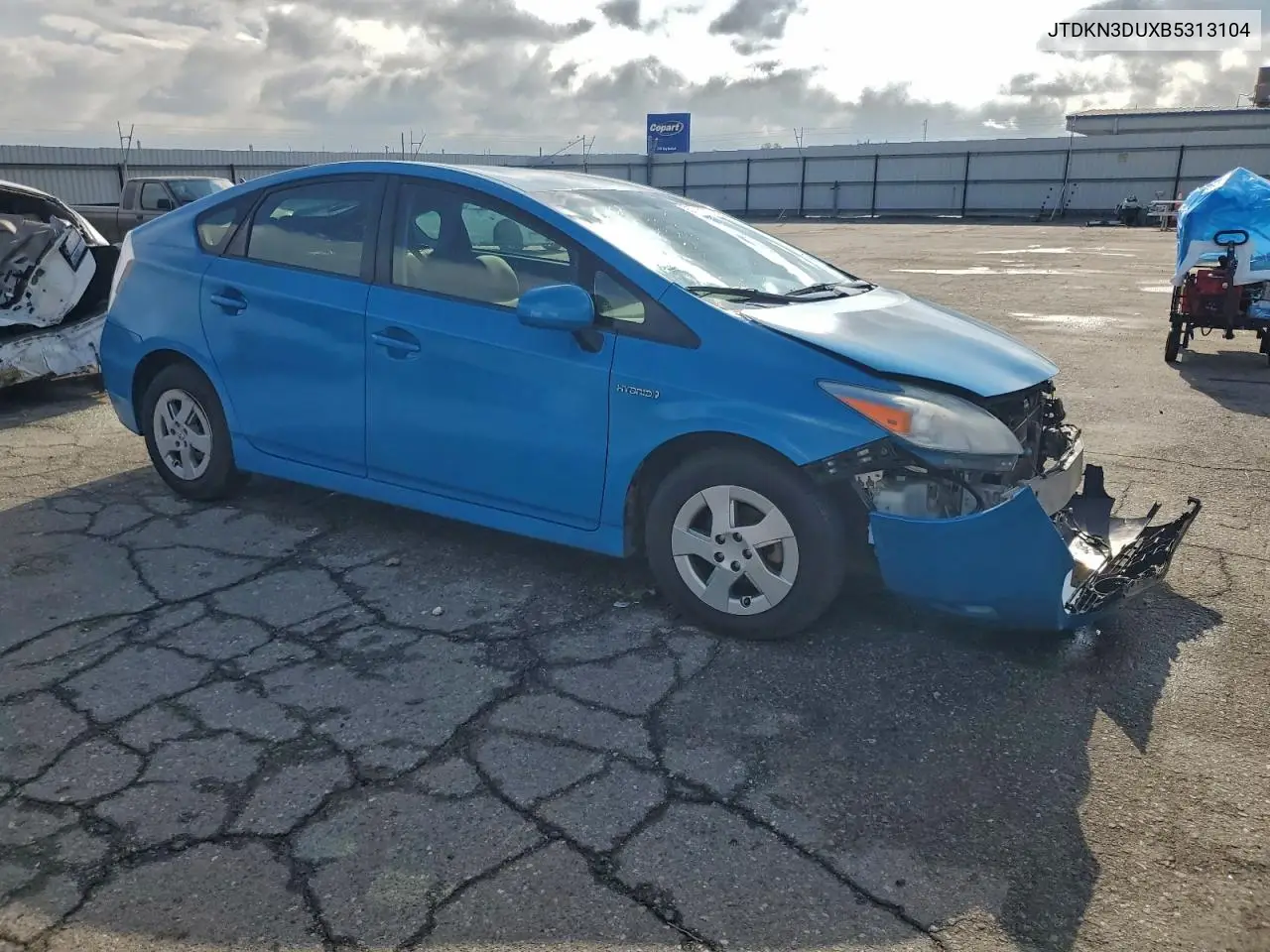 JTDKN3DUXB5313104 2011 Toyota Prius
