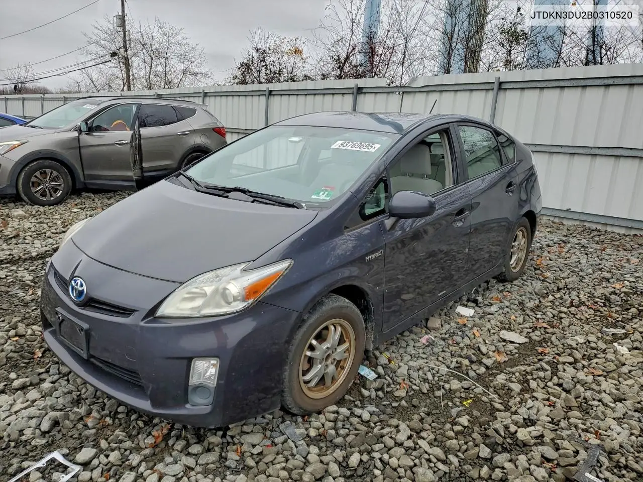 JTDKN3DU2B0310520 2011 Toyota Prius