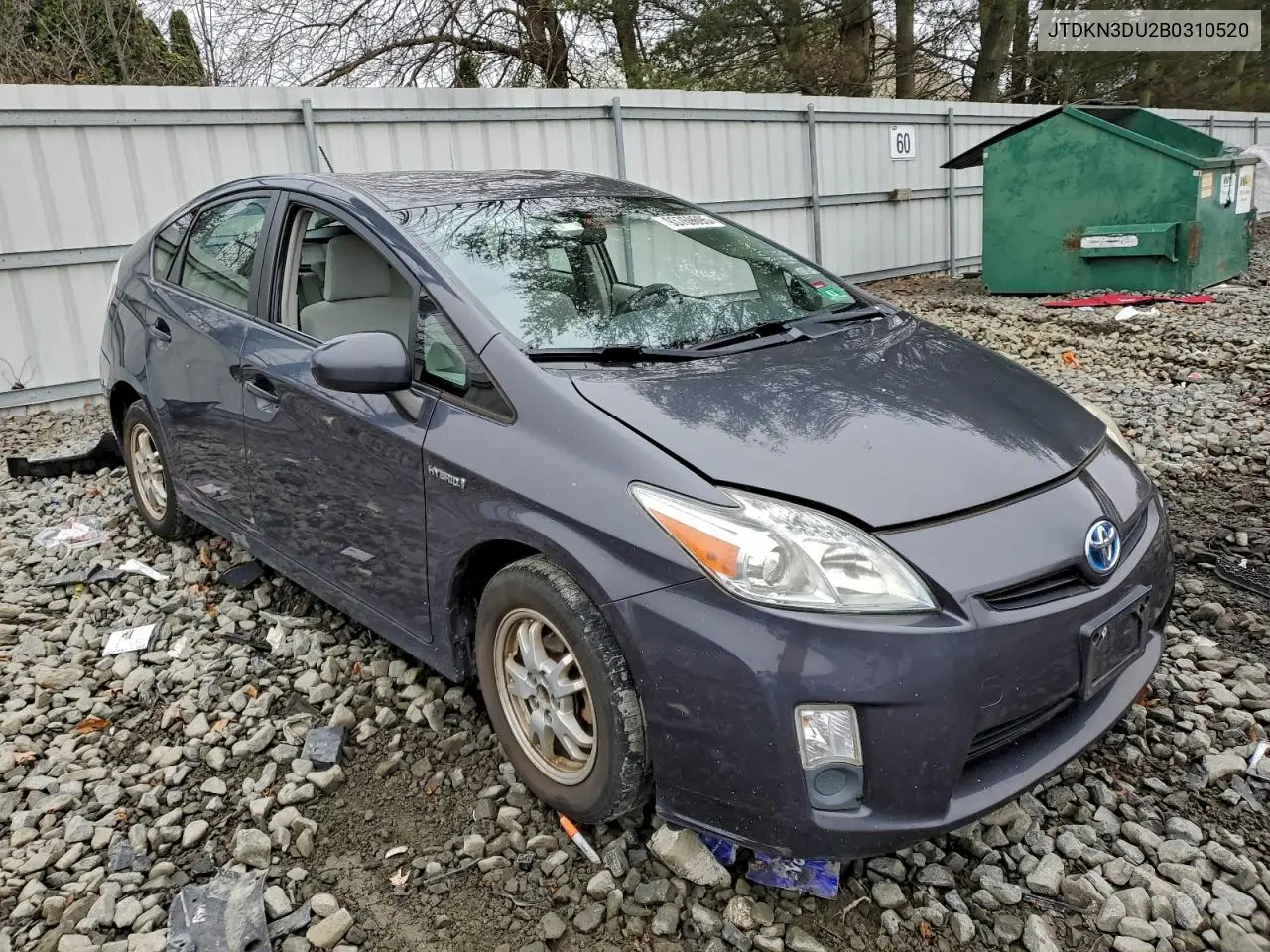 JTDKN3DU2B0310520 2011 Toyota Prius