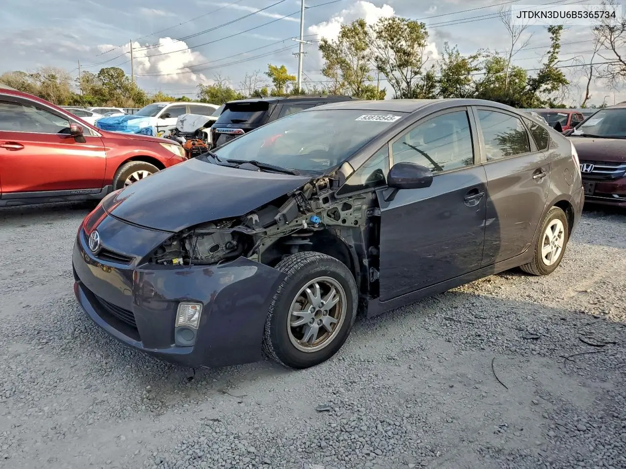 JTDKN3DU6B5365734 2011 Toyota Prius