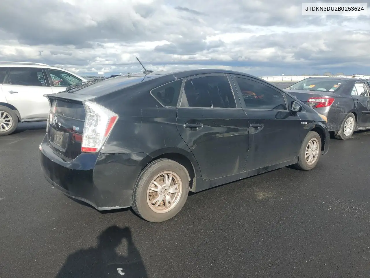 JTDKN3DU2B0253624 2011 Toyota Prius