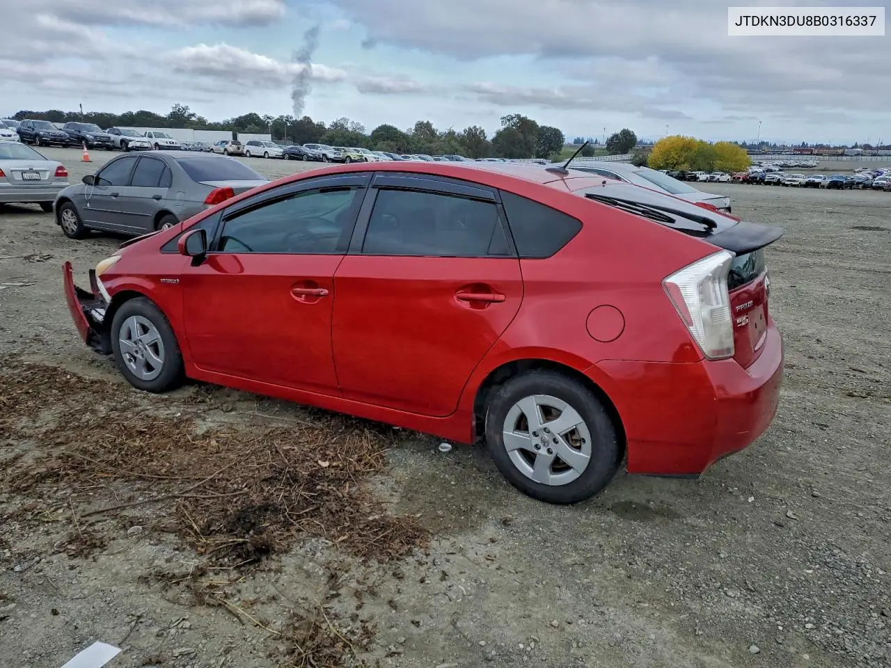 JTDKN3DU8B0316337 2011 Toyota Prius