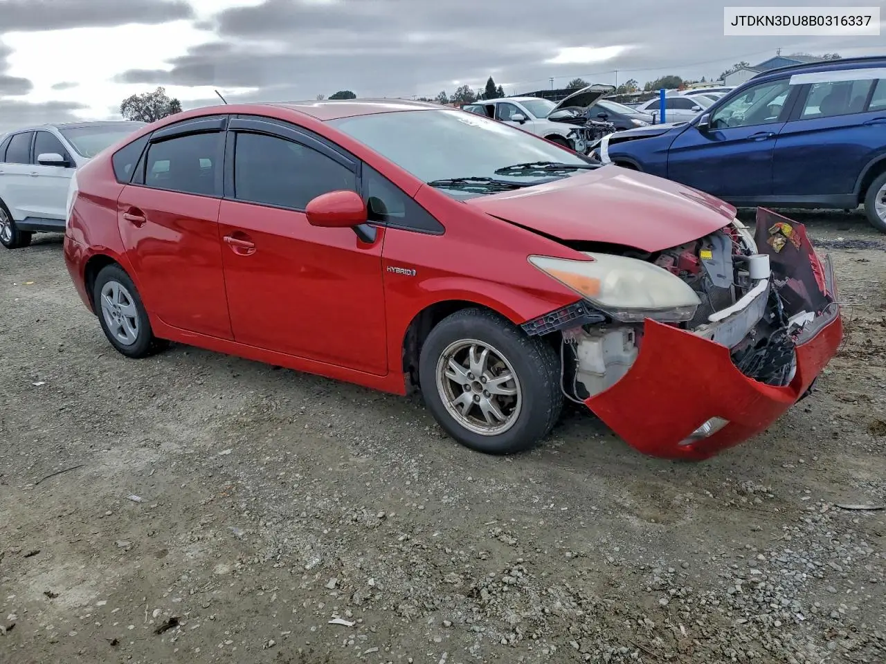 JTDKN3DU8B0316337 2011 Toyota Prius