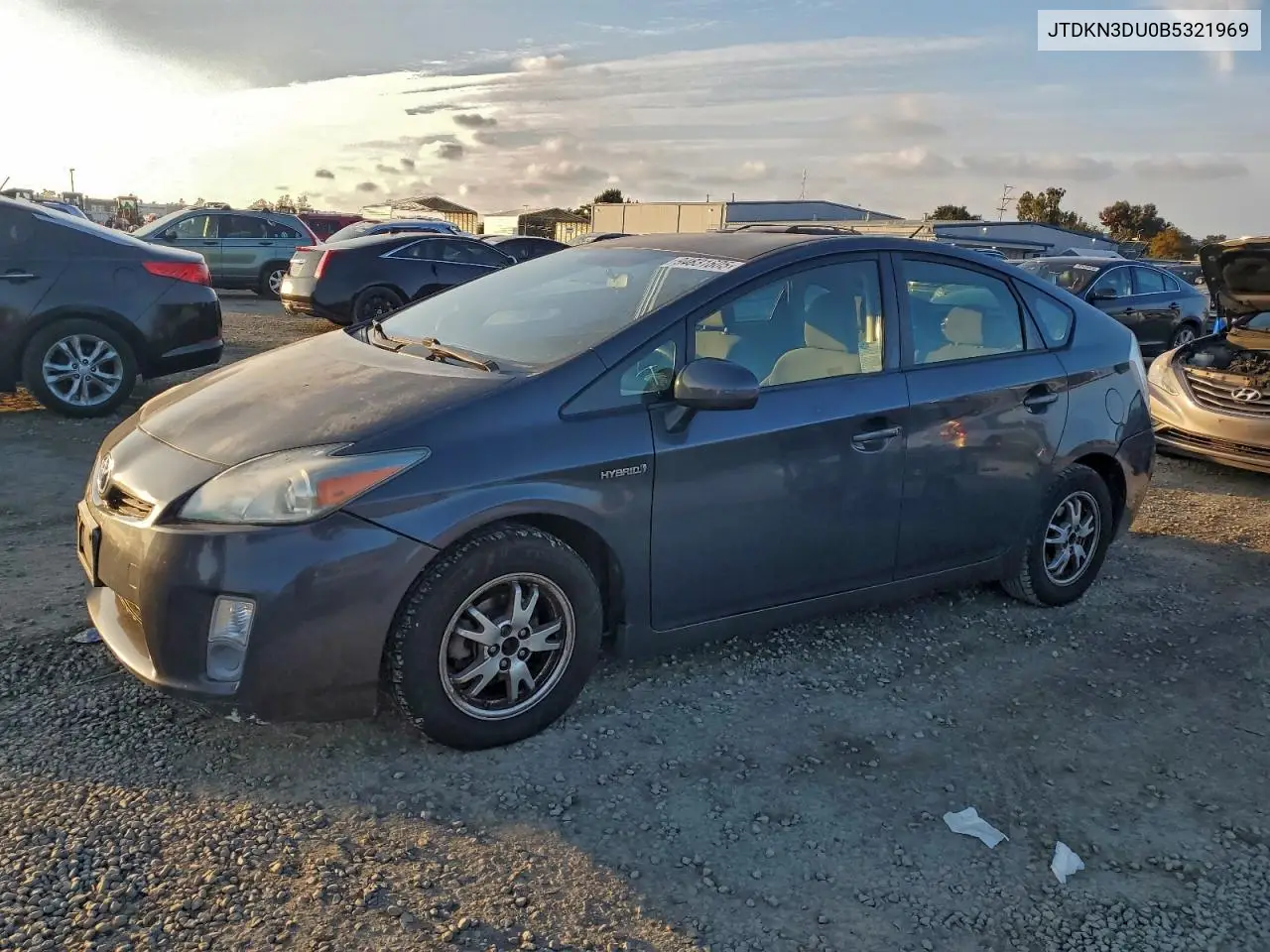 JTDKN3DU0B5321969 2011 Toyota Prius
