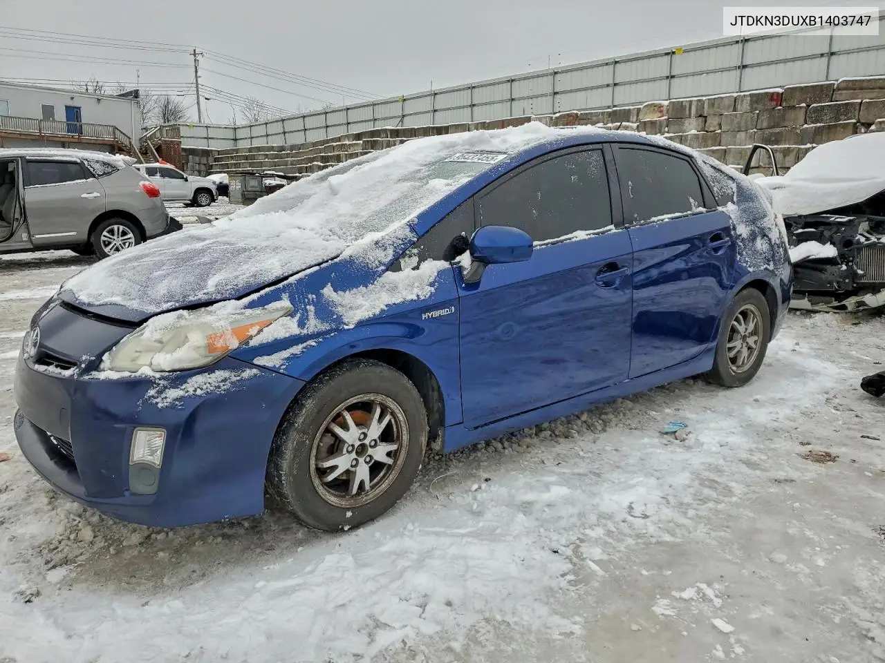 JTDKN3DUXB1403747 2011 Toyota Prius