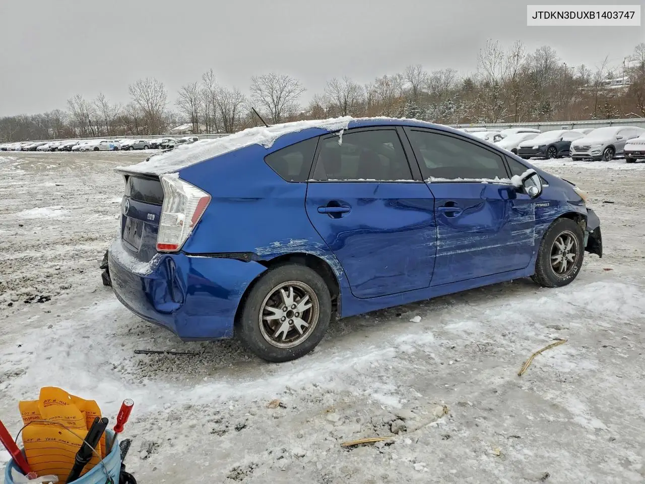 JTDKN3DUXB1403747 2011 Toyota Prius