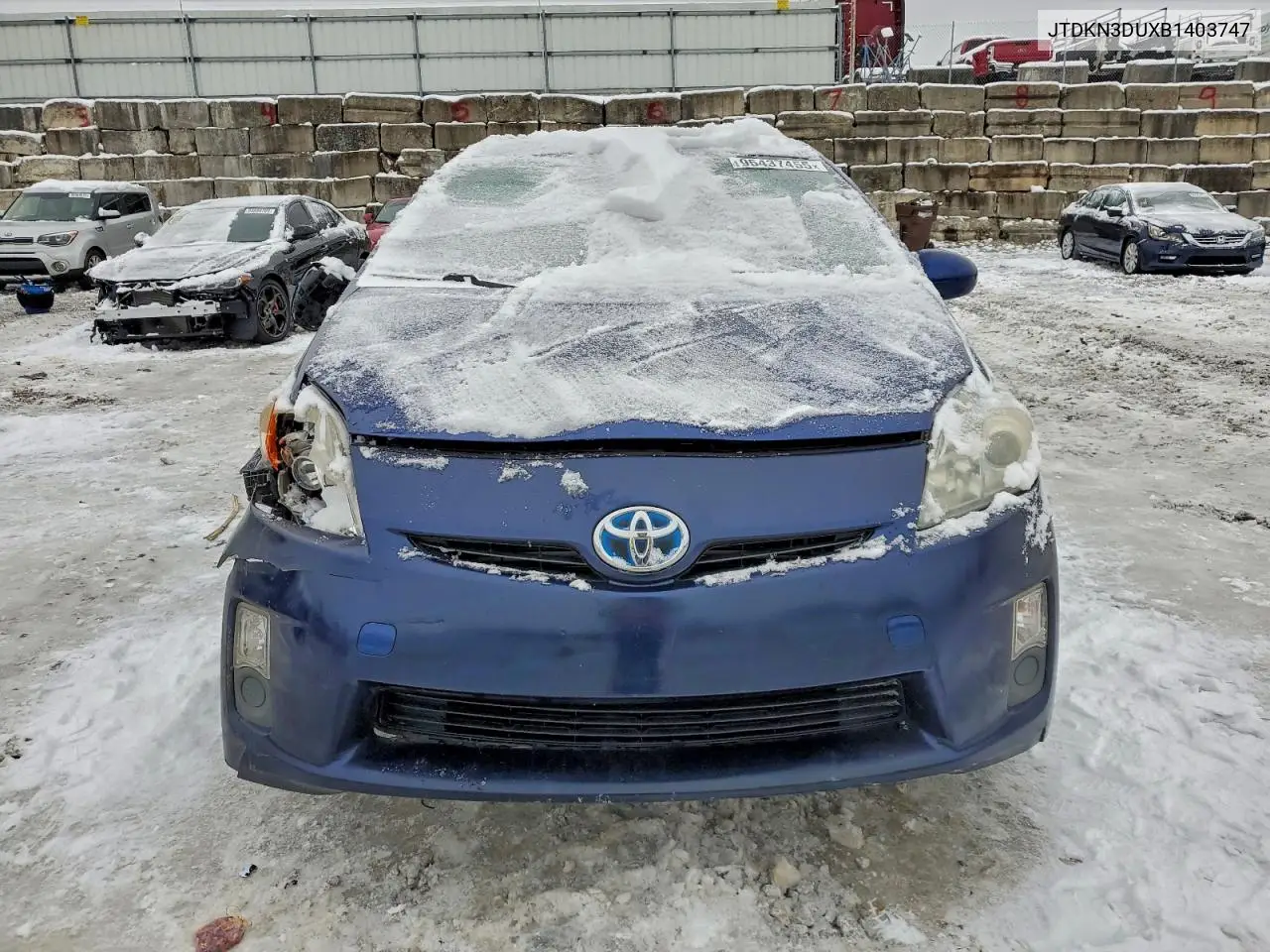 JTDKN3DUXB1403747 2011 Toyota Prius