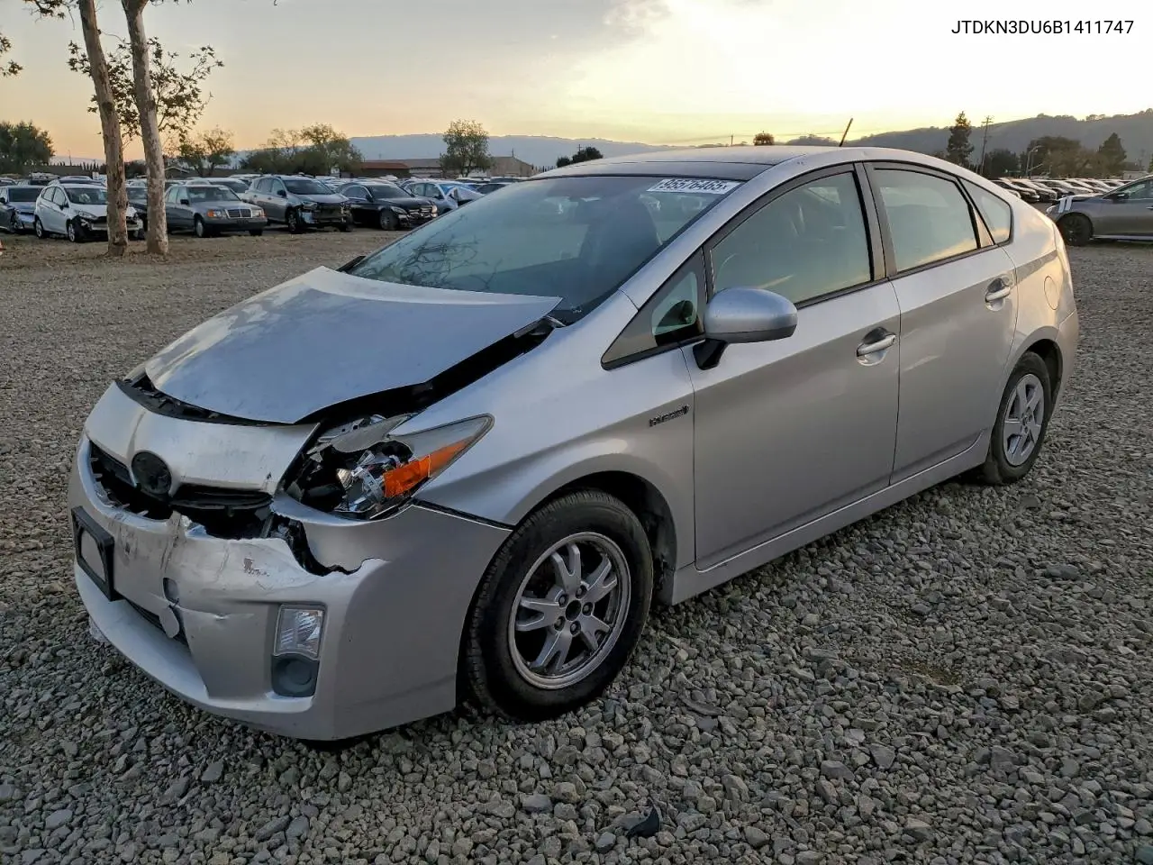 JTDKN3DU6B1411747 2011 Toyota Prius