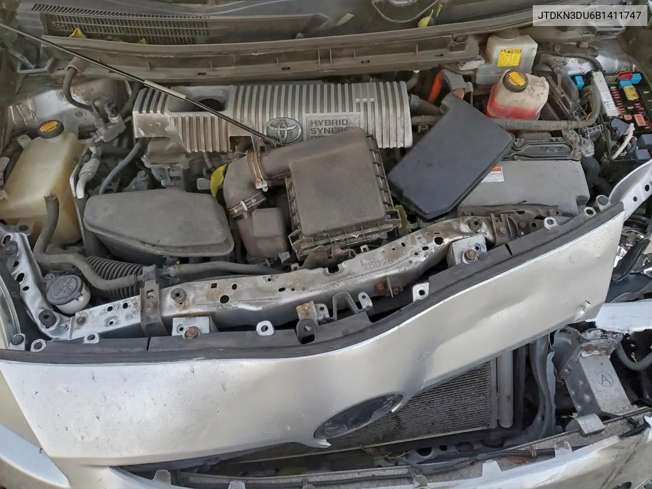 JTDKN3DU6B1411747 2011 Toyota Prius