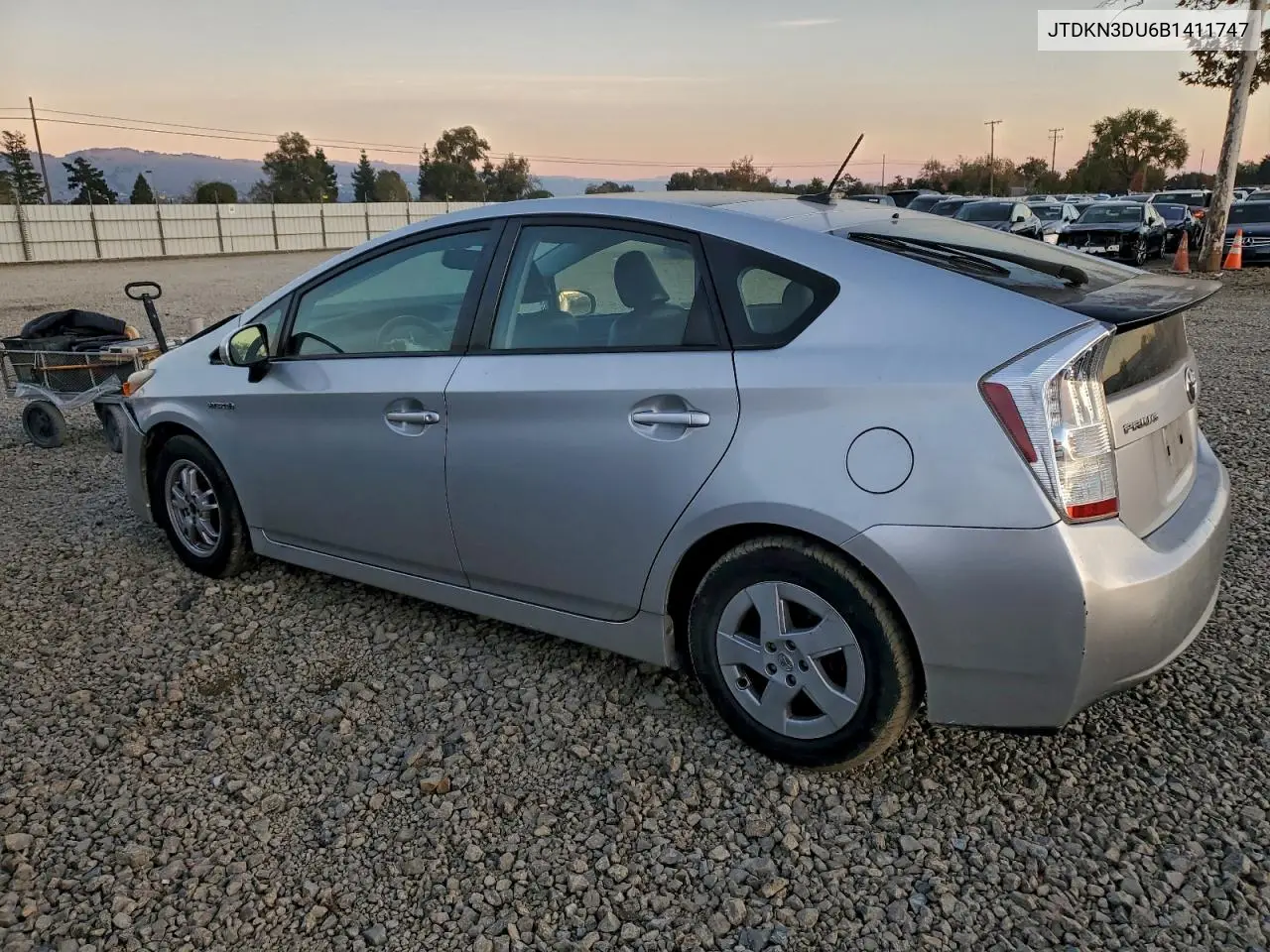 JTDKN3DU6B1411747 2011 Toyota Prius