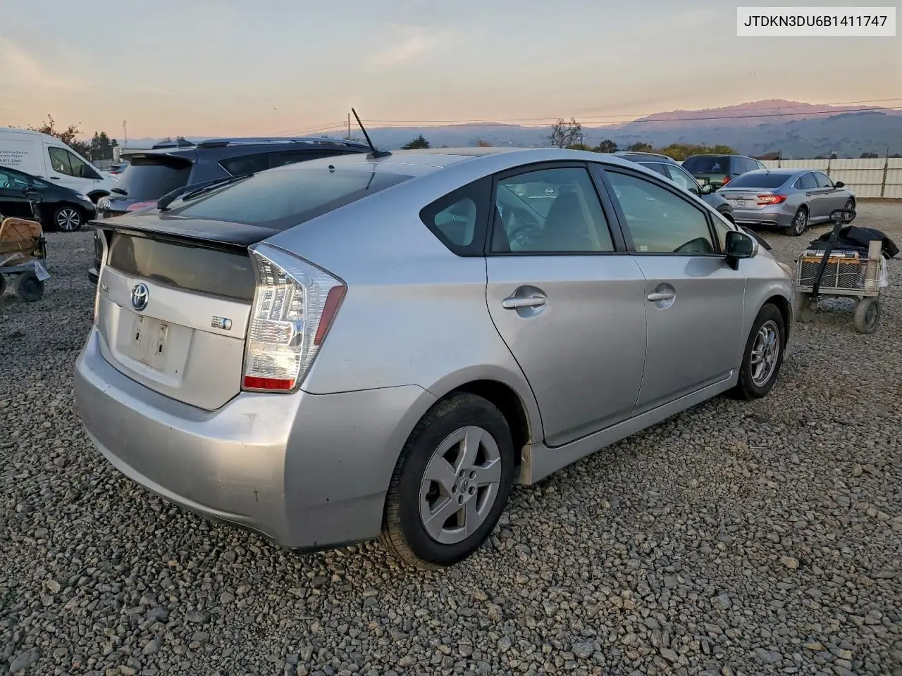JTDKN3DU6B1411747 2011 Toyota Prius