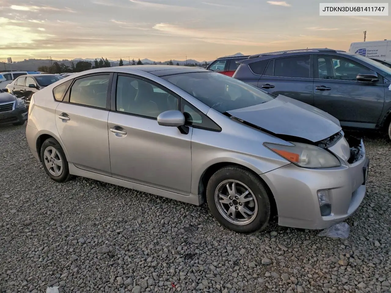 JTDKN3DU6B1411747 2011 Toyota Prius