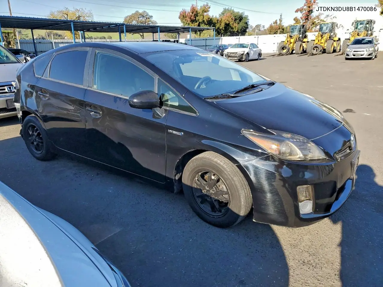 JTDKN3DU8B1470086 2011 Toyota Prius