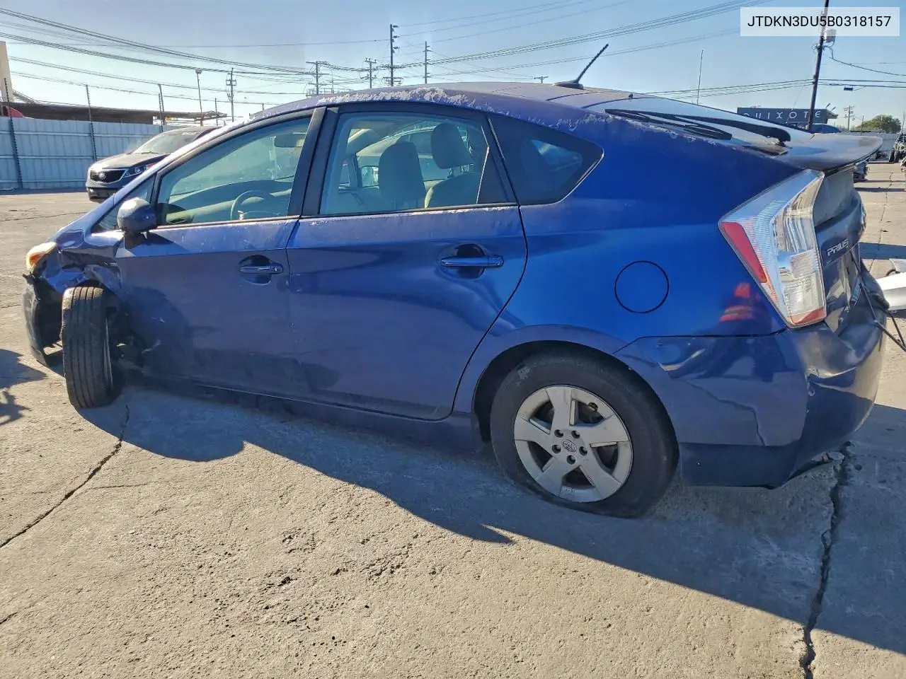 JTDKN3DU5B0318157 2011 Toyota Prius