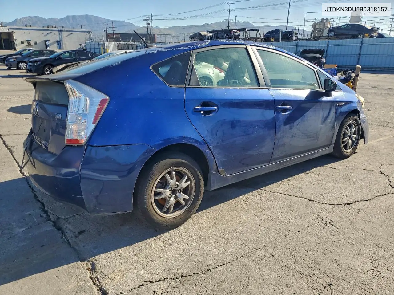JTDKN3DU5B0318157 2011 Toyota Prius
